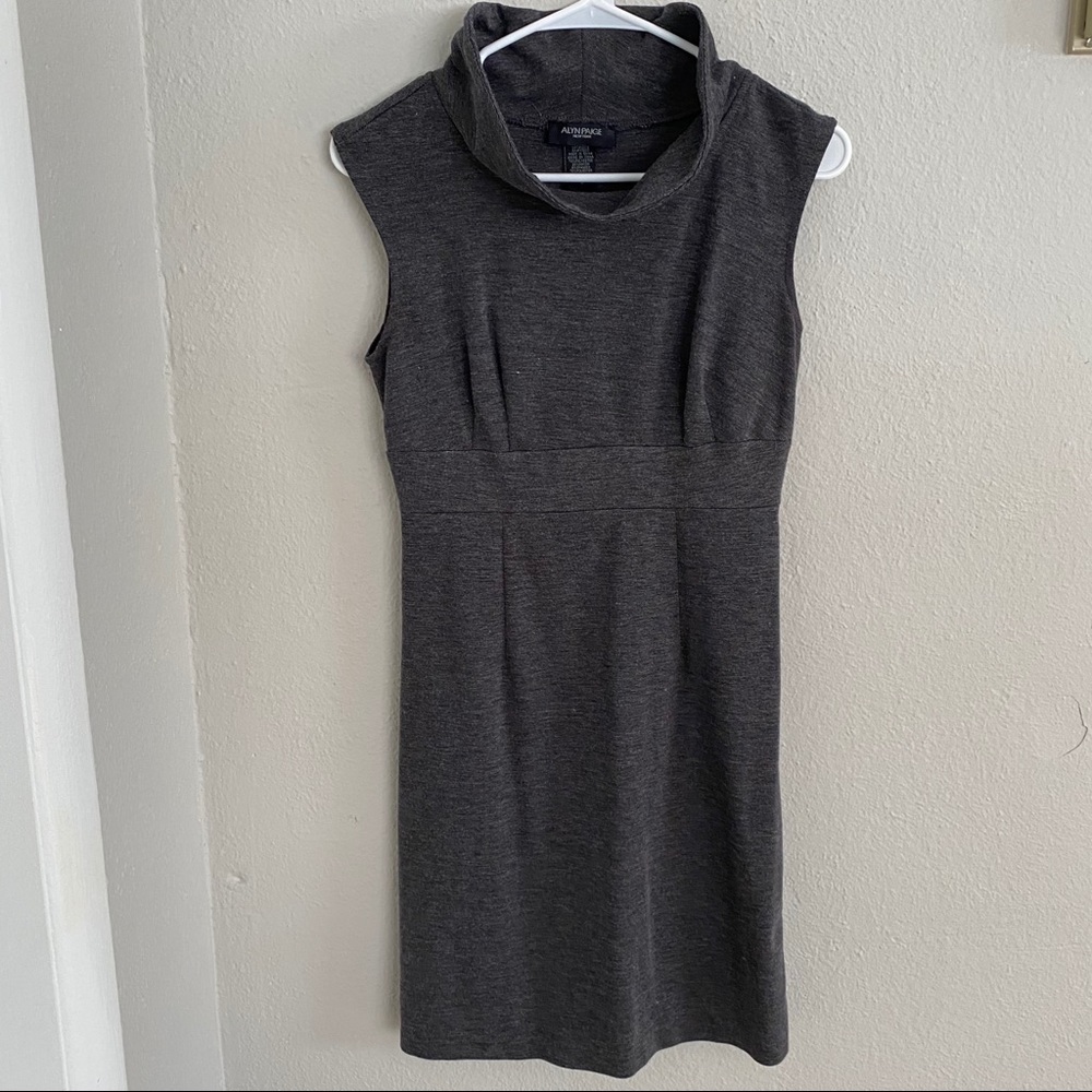 Heather Gray Cowl Neck Dress